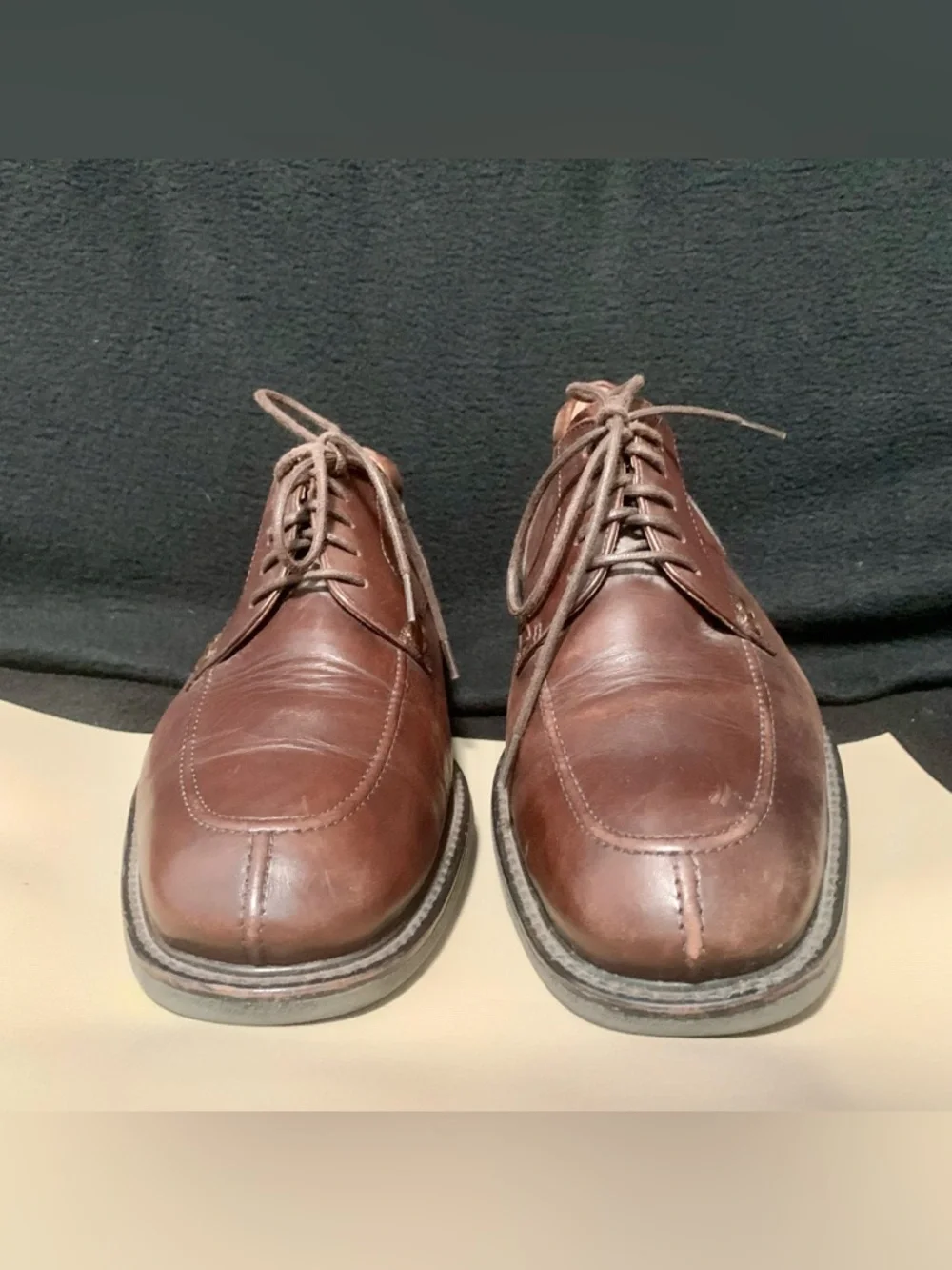 Florsheim Men’s Brown Leather Dress Shoes – Size 12W
